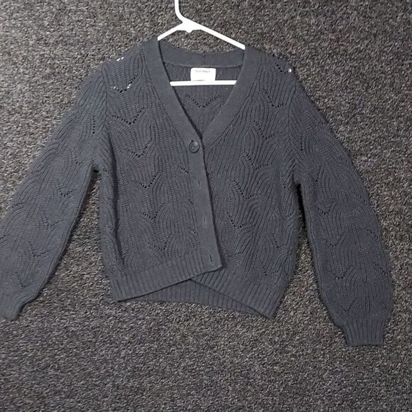 Old Navy Gray Sweater Women's Button Front Size Small - Picture 10 of 10